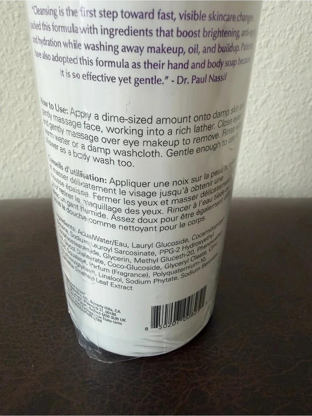NassifMD Pure Hydration GENTLE CLEANSER pH Balanced MATCHA TEA 24 oz SEALED